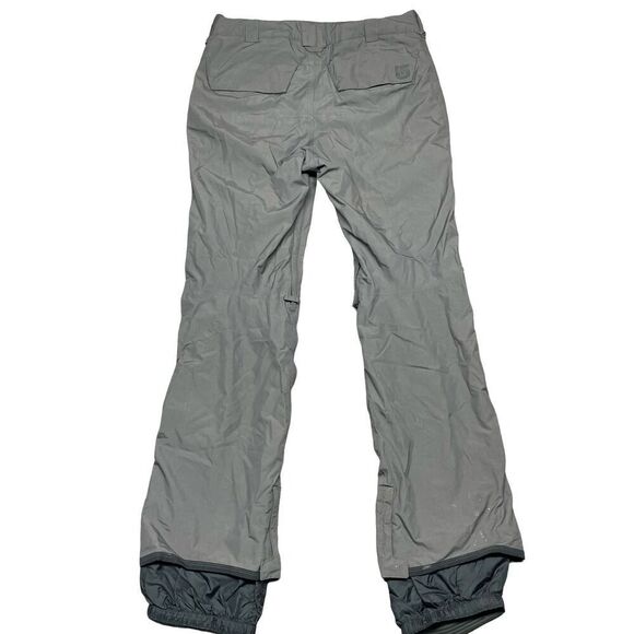 Burton Tactic Snowboards Ski Pants Men's M Gray Vented Pockets Adjustable Waist - Picture 2 of 12